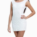 Greta White Midi Dress - Image 2