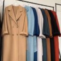 Ladies Casual Cashmere Wool Full Length Fall Winter Coat - Image 5