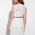 White chiffon summer casual dress - Image 4