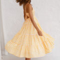 Summer Comfort Sleeveless Spaghetti Strap Ladies Long Dress - Image 3