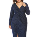 Casual Black Floral Lace Sleeved Fit And Flare Curvy Dress - Image 2
