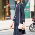 Fall Summer long sleeve casual style office dress - Image 2