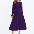 O-Neck Loose Short sleeve Flounces Dress Casual Summer - Image 4