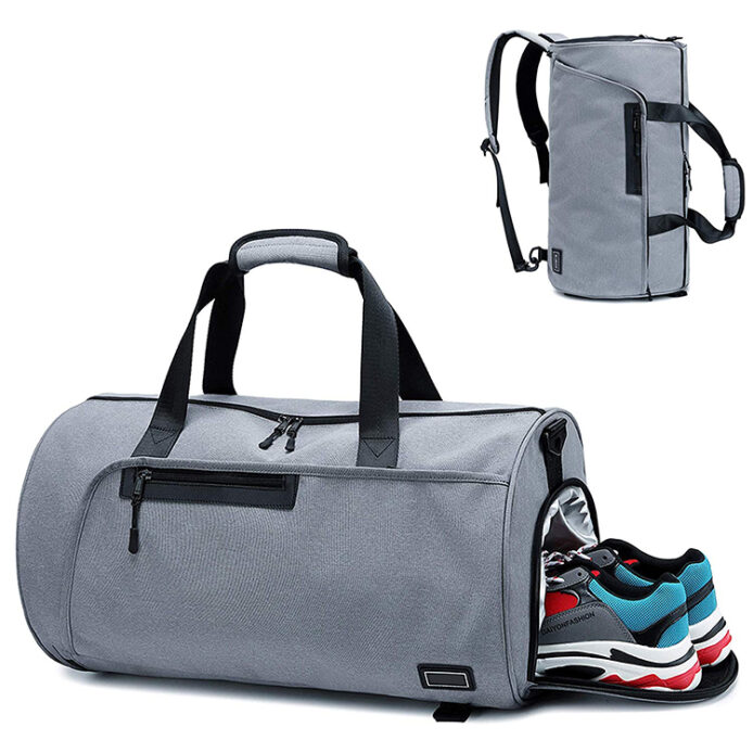 Oversized Sports Gym Duffel Bag With Shoe Compartment