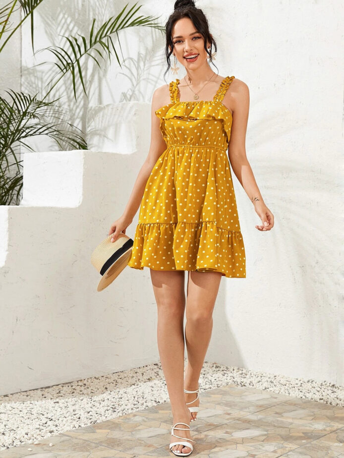 Sweet Suede A-Line Slim sleeveless Summer Dress