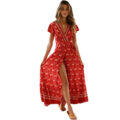 Women Summer Bohemian Off Shoulder Party Cocktail Dresses