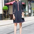 Fall Summer long sleeve casual style office dress - Image 4