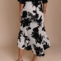 High Quality Slit High Waist Printed Skirts - Image 4