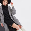 Plaid Coat Double Breasted Pocket Detailed Long Sleeves - Image 4